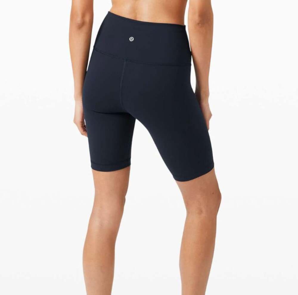 Lululemon Wunder Train High Rise Short 8" True Navy Size 10